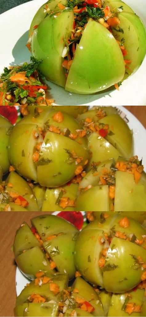 Салат из зеленых помидоров на зиму - 10 рецептов в банках с пошаговыми фото