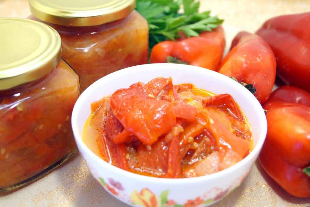 Лечо перец помидоры морковь лук - 16 рецептов приготовления пошагово - 1000.menu