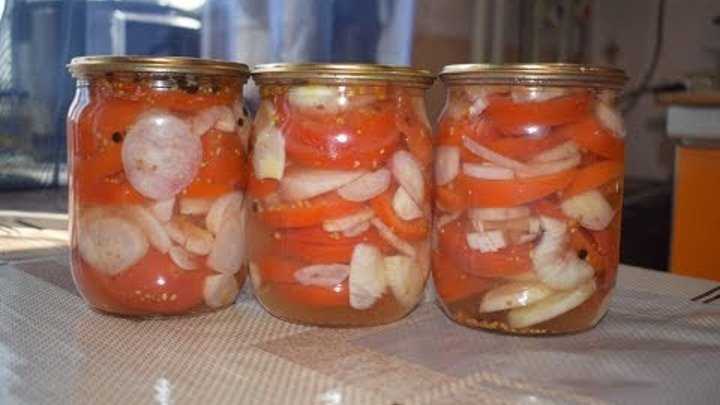 Салаты из помидоров на зиму, рецепты с фото. заготовки салата из помидоров на зиму без стерилизации, «пальчики оближешь», с луком