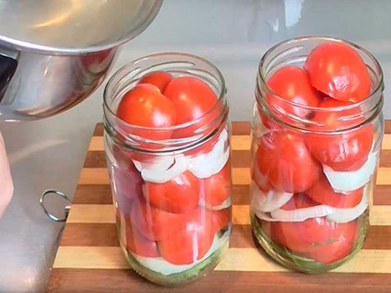 Рецепт консервированные(закупорка) помидоры в желе(желатине) на зиму