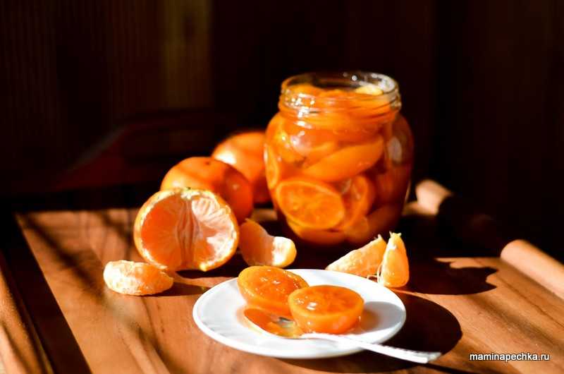 Варенье из мандаринов с кожурой: рецепт и фото