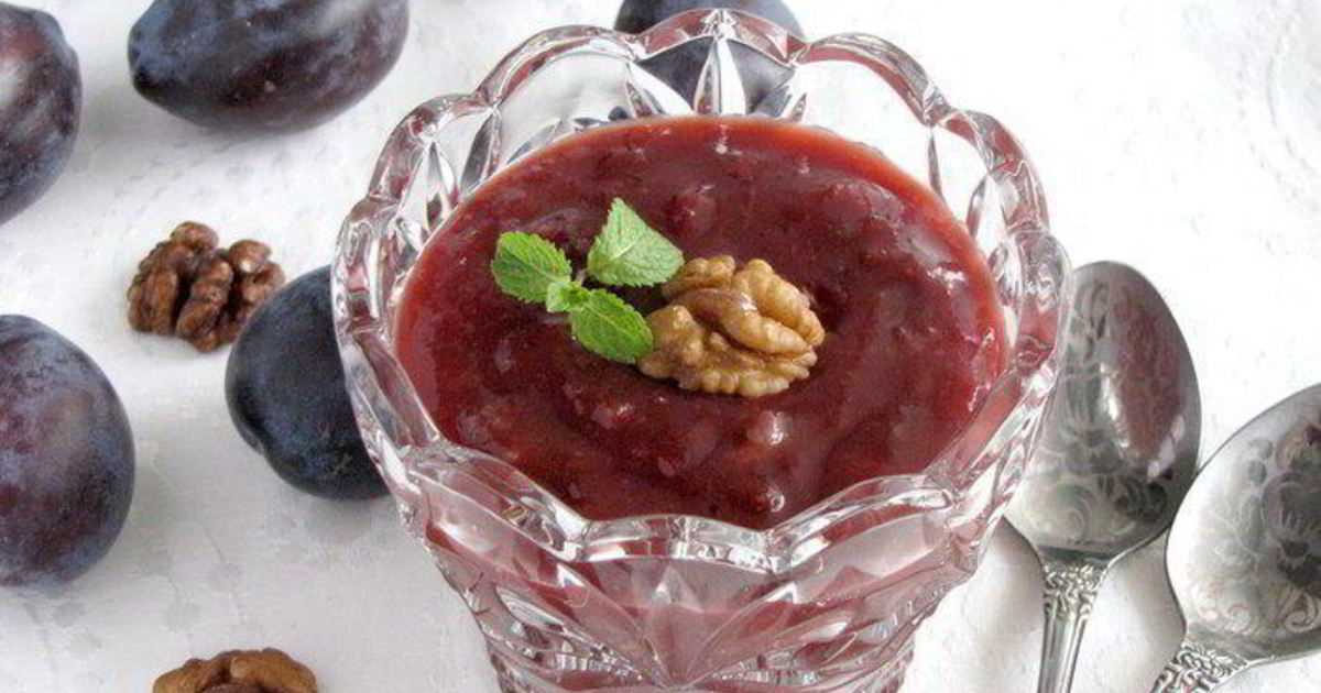 Варенье из слив с грецкими орехами. пошаговый рецепт с фото | кушать нет