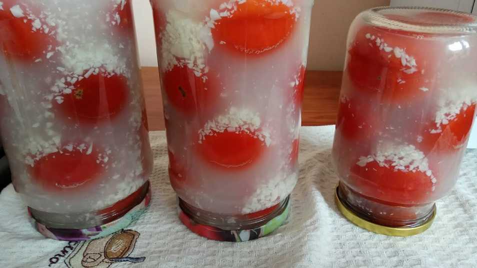 Помидоры под снегом с чесноком: 6 вкусных рецептов помидор в снегу