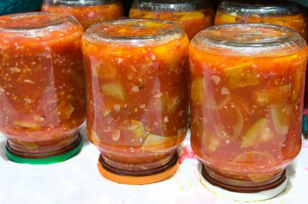 Обалденные рецепты кабачков в томатном соусе на зиму пальчики оближешь со стерилизацией и без