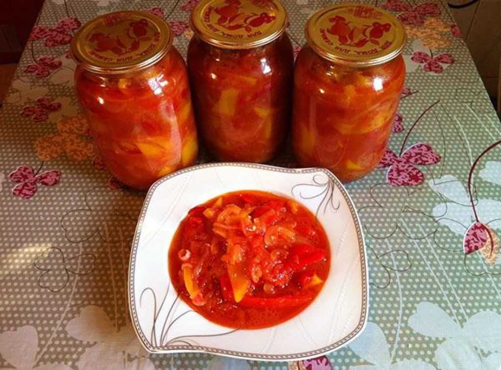 Лечо из болгарского перца с помидорами на зиму пальчики оближешь - самые вкусные рецепты лечо из перца и помидоров