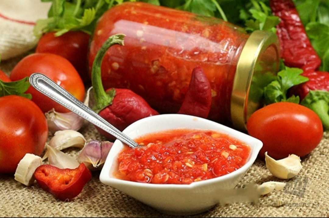 Как приготовить аджика из болгарского перца с помидорами на зиму: поиск по ингредиентам, советы, отзывы, пошаговые фото, подсчет калорий, изменение порций, похожие рецепты