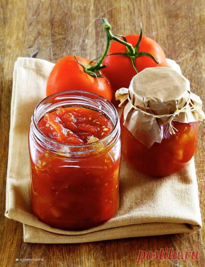 Как приготовить томатный джем к мясу | меню недели