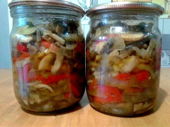 Салат из грибов на зиму - ароматная закуска для зимних запасов: рецепт с фото и видео