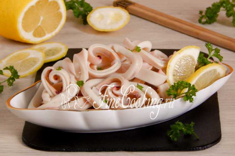 Маринад для кальмаров в домашних условиях. маринованные кальмары. как мариновать кальмаров в томатном соусе и лимоне — вкусный рецепт