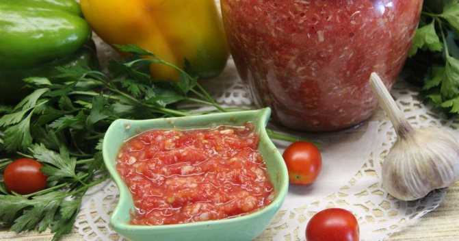 Горлодер из помидоров с чесноком на зиму – 7 рецептов с пошаговыми фото