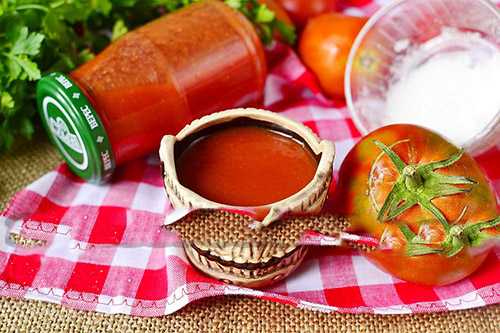 Кетчуп с крахмалом — рецепт на зиму