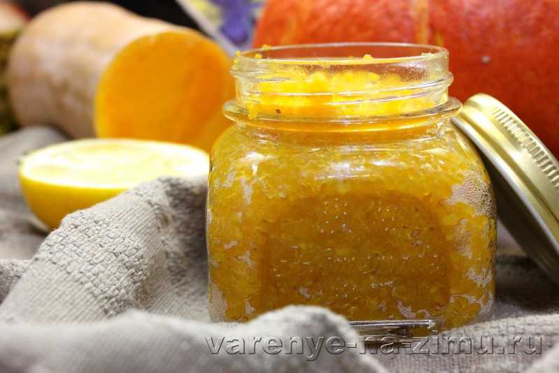 Варенье из тыквы — как сварить тыквенное варенье с апельсином и лимоном