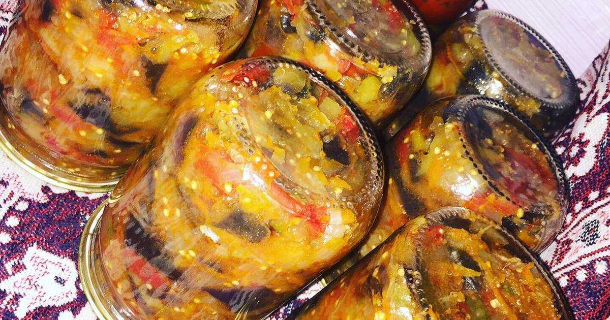 Баклажаны с помидорами на зиму: лучшие рецепты приготовления простых заготовок
