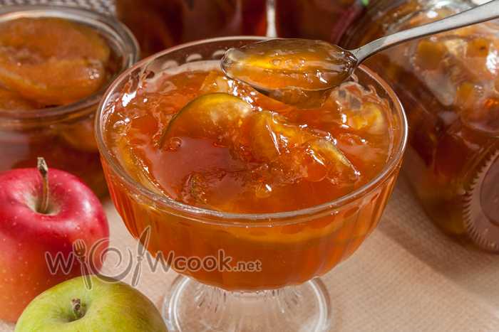Варенье пятиминутка из яблок на зиму - рецепт с фото пошаговый