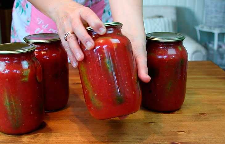 Огурцы в томатном соке на зиму — 5 обалденных рецептов с фото пошагово