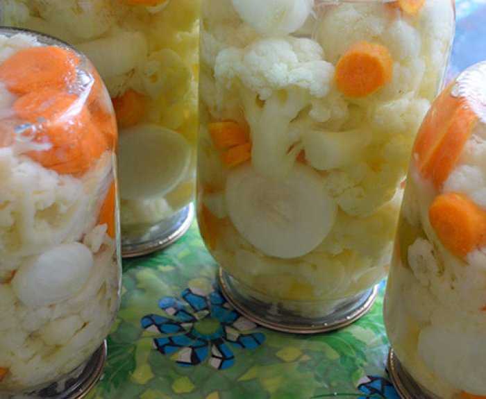 Цветная капуста на зиму: заготовки быстрого приготовления, 9 вкусных рецептов с фото
