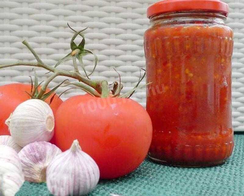 Аджика из помидоров и чеснока – классические рецепты самой вкусной аджики на зиму