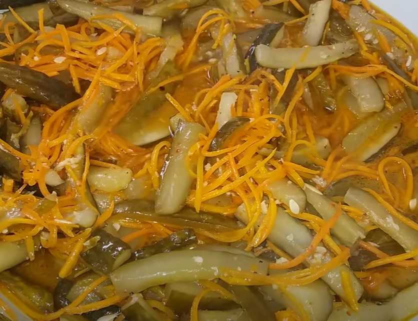 Огурцы по-корейски на зиму - рецепт с приправой для корейской моркови