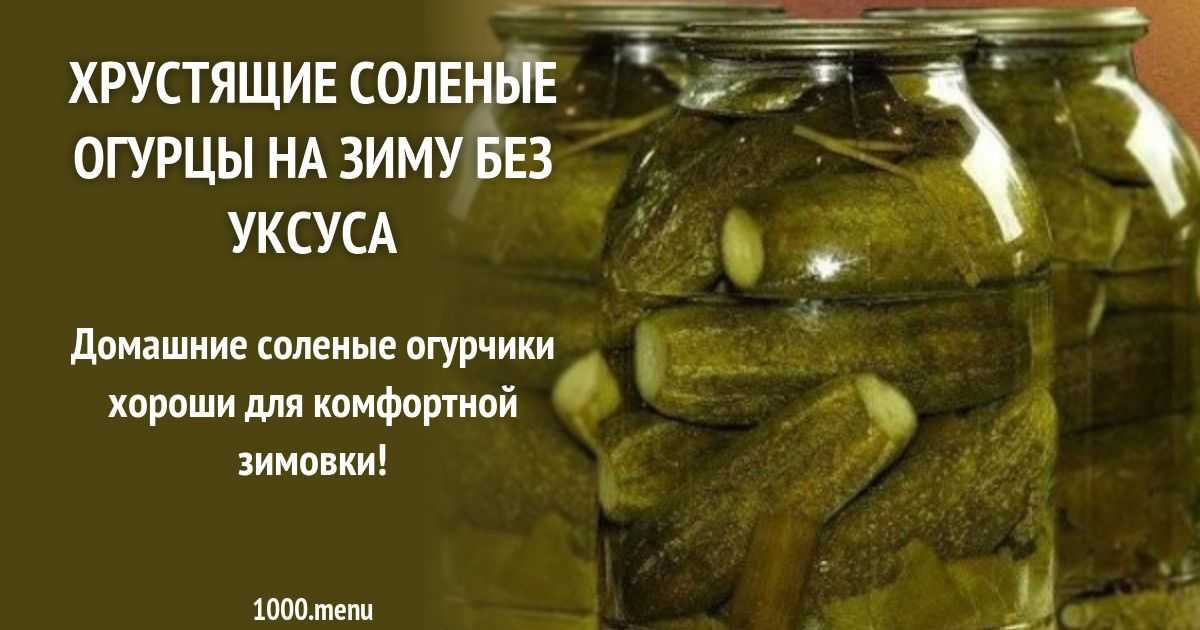 Соленые огурцы холодным способом на зиму – 8 рецептов на 3-х литровую банку с пошаговыми фото