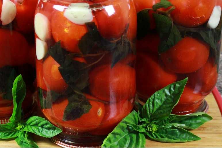 Как приготовить маринованные помидоры со сливами и базиликом на зиму : поиск по ингредиентам, советы, отзывы, пошаговые фото, видео, подсчет калорий, изменение порций, похожие рецепты
