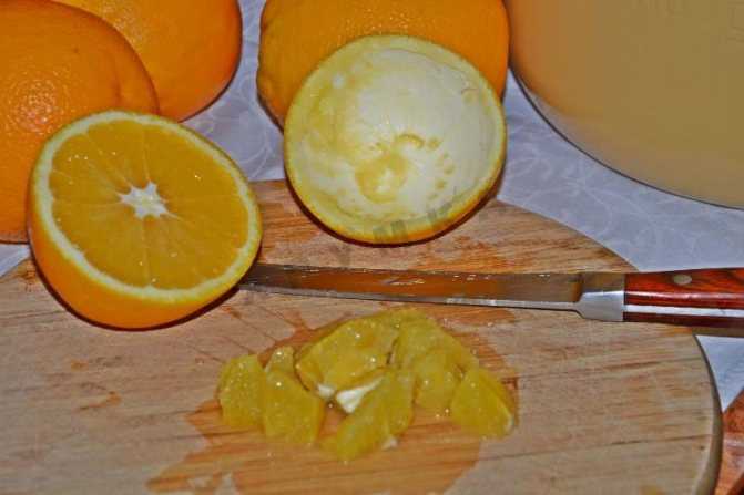 Варенье из апельсинов в микроволновке