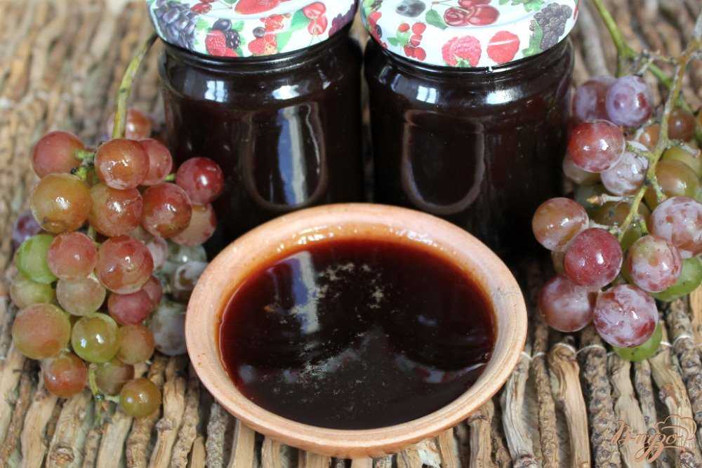 Варенье из винограда на зиму - рецепты с разными сортами (с косточкой, кишмиш и пр)