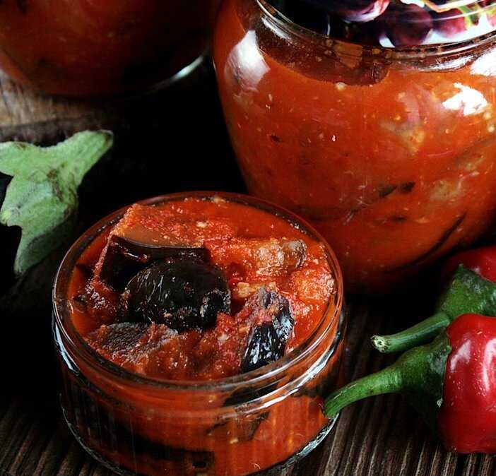 Баклажаны в томатном соке на зиму рецепт с фото пошагово - 1000.menu