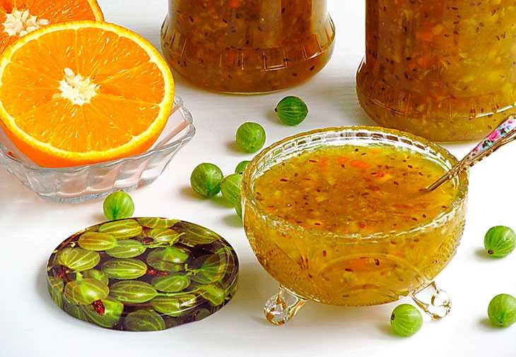 Варенье из крыжовника с лимоном, апельсином на зиму - 6 простых рецептов с фото пошагово