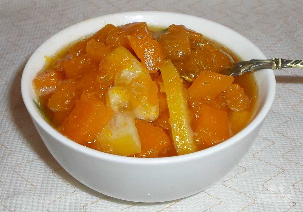Варенье из тыквы с апельсином и лимоном рецепт кусочками классический рецепт на зиму