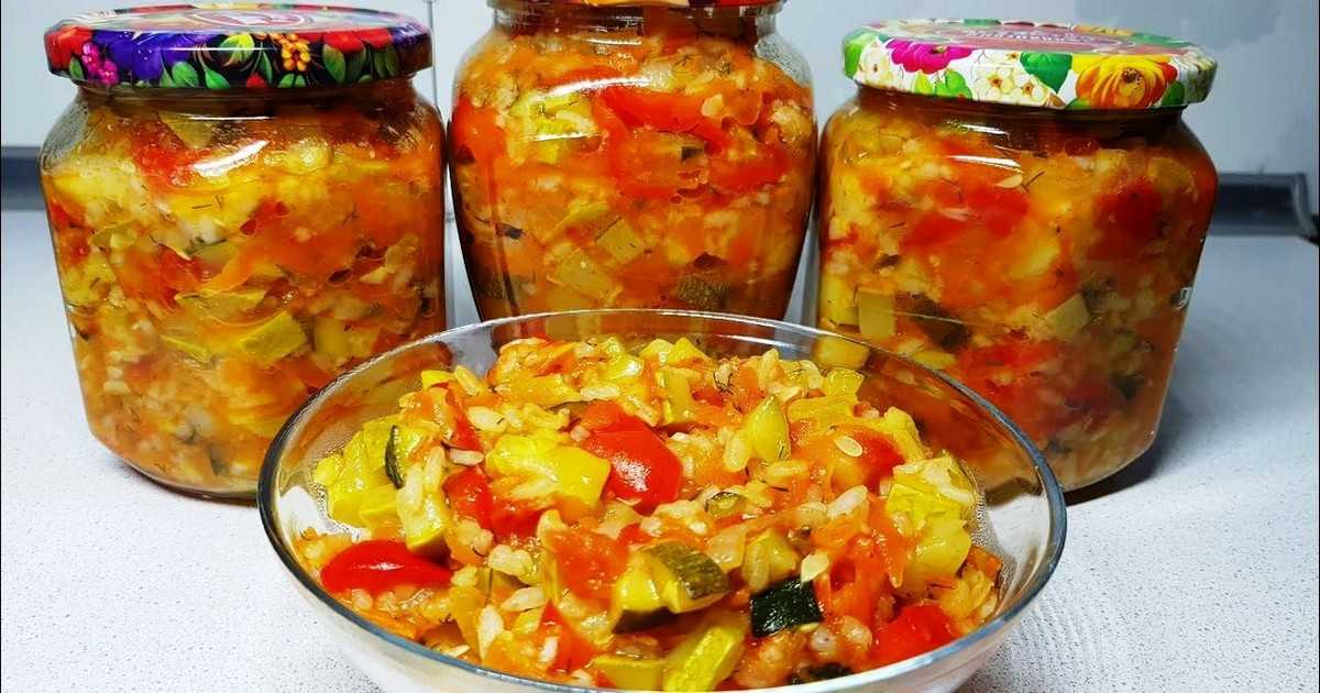 Салат "завтрак туриста" с рисом на зиму: ингредиенты, рецепт приготовления - samchef.ru