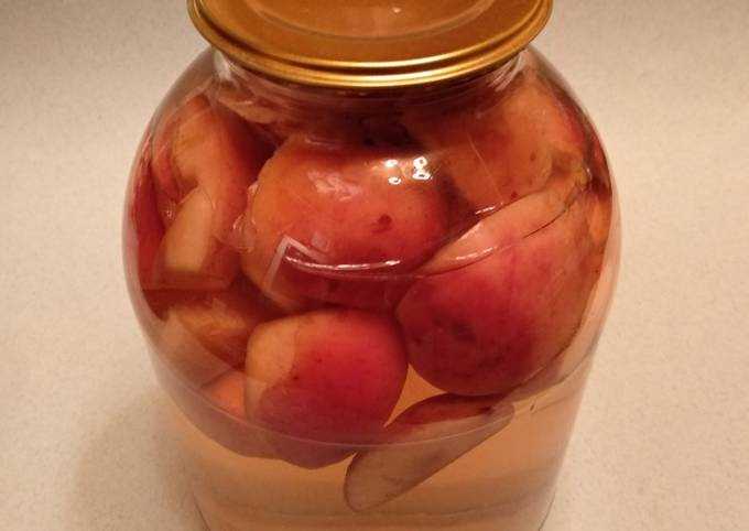 14 лучших рецептов приготовления компота из целых яблок на зиму
