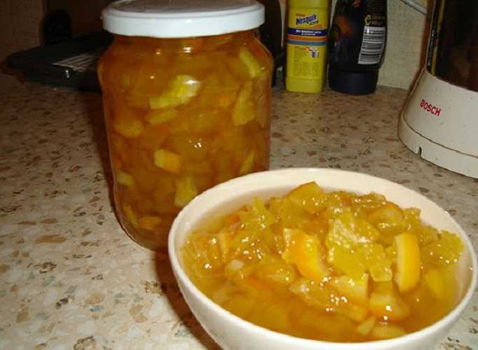 Варенье из кабачков с апельсином и лимоном в мультиварке