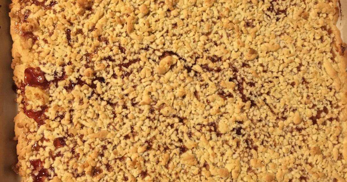 Пошаговый рецепт приготовления песочного печенья с вареньем
