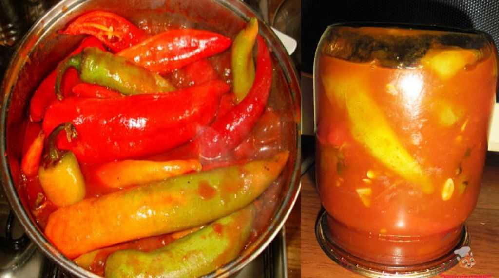 Рецепты приготовления перца в томатном соусе на зиму