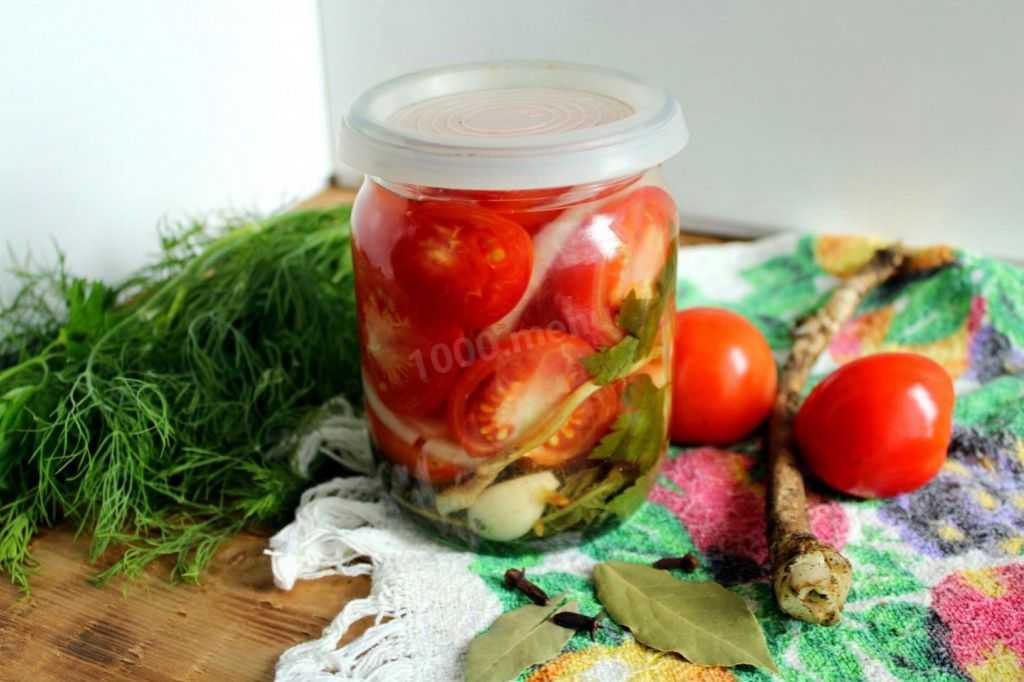 Салат из помидор на зиму: подборка рецептов