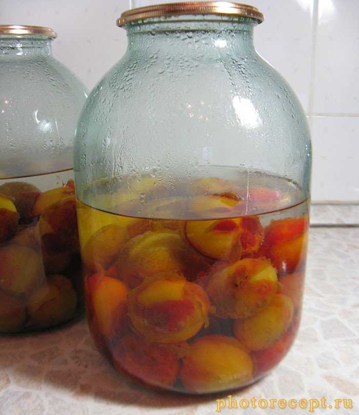 Персики в сиропе на зиму