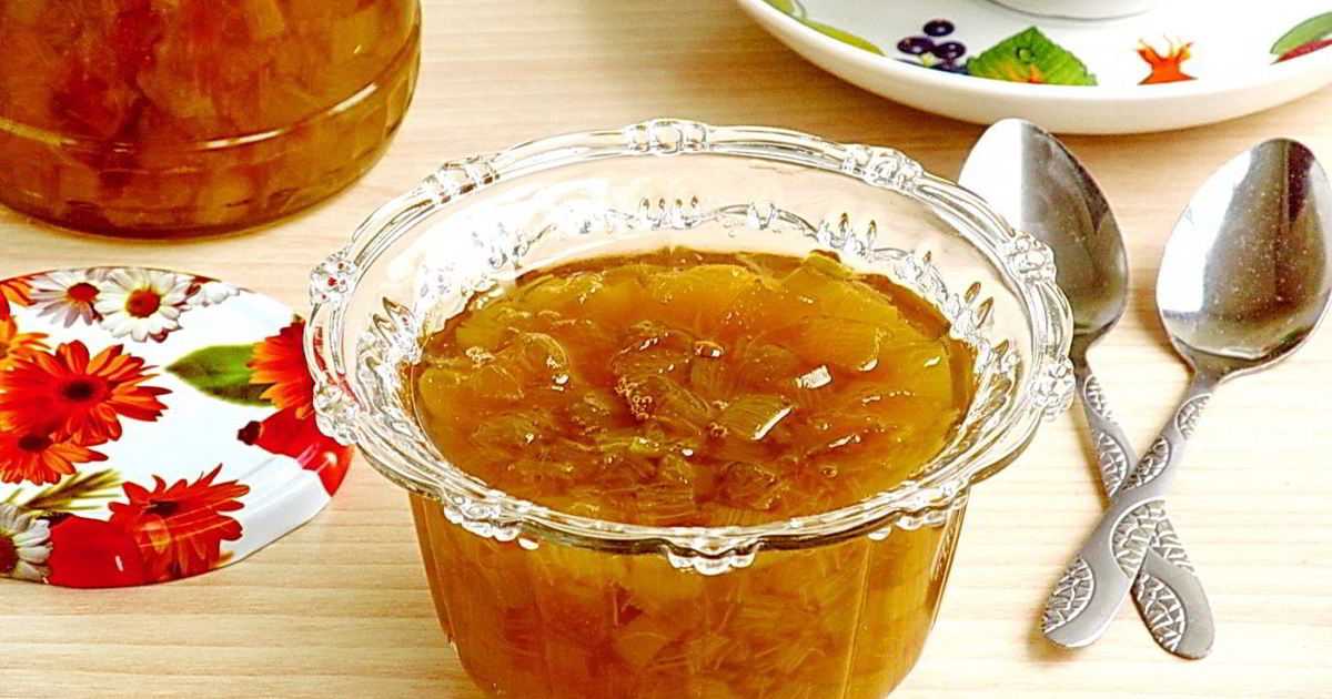 Варенье из ревеня – 10 рецептов на зиму в домашних условиях с фото пошагово