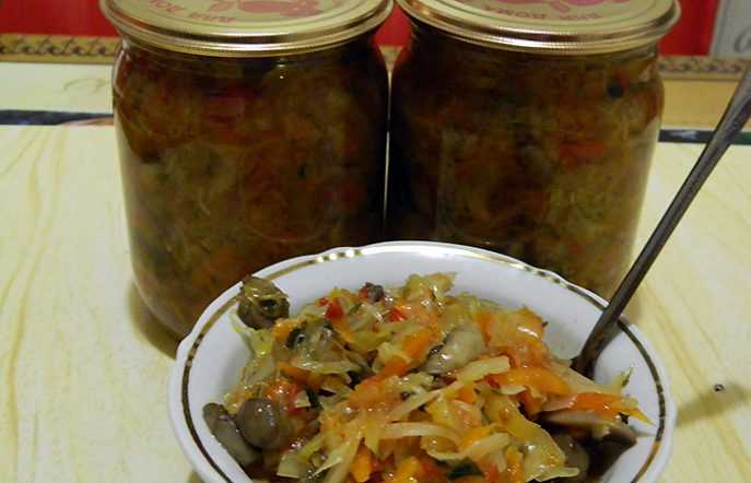 Грибная солянка с капустой на зиму - самые вкусные рецепты отменной заготовки