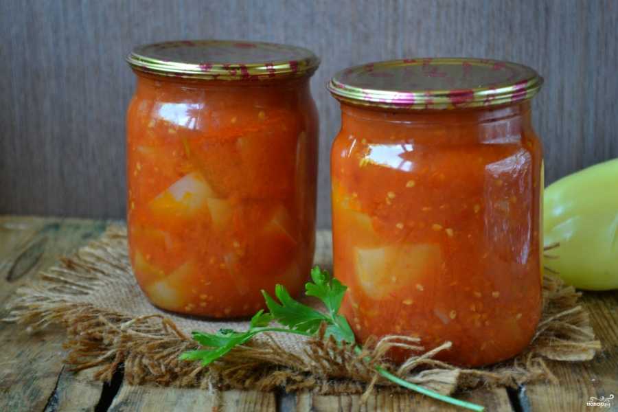 Перец в томатном соке на зиму: вкусные рецепты с фото