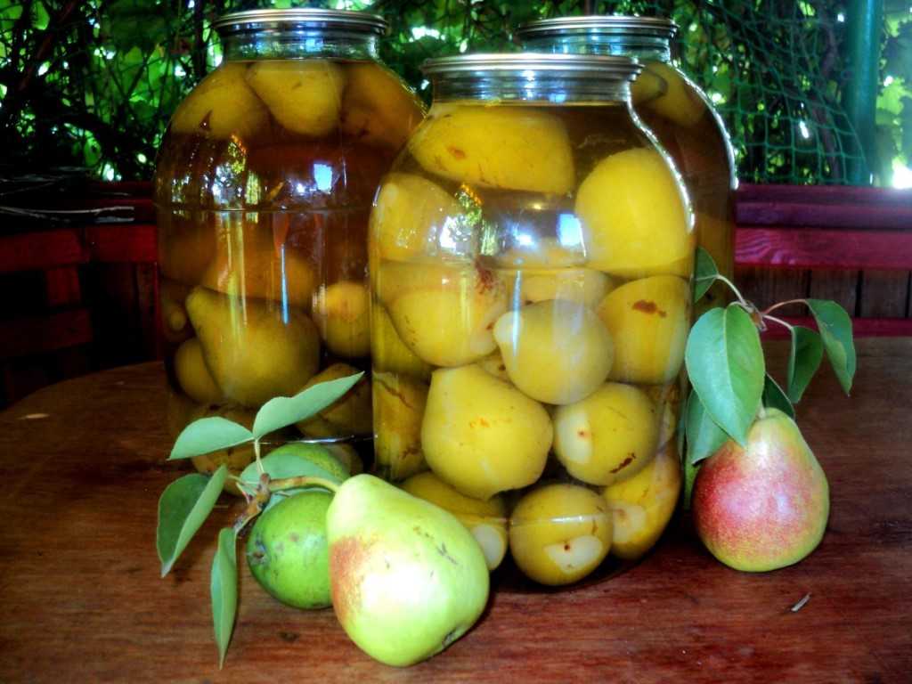 Компот из яблок, груш и слив на зиму - 8 пошаговых фото в рецепте