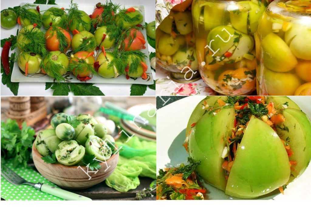 Соленые зеленые помидоры по-армянски