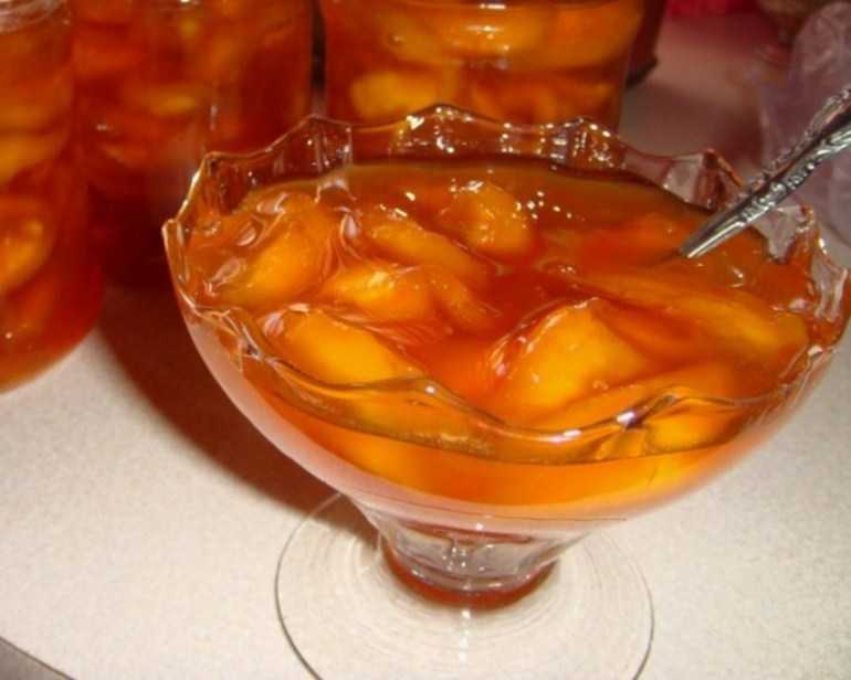 Способы приготовления варенья из персиков дольками