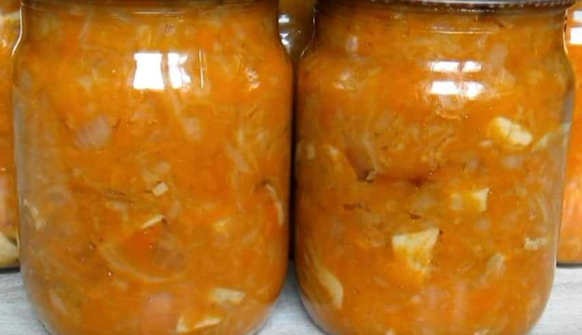 Солянка на зиму с томатным соусом: рецепт