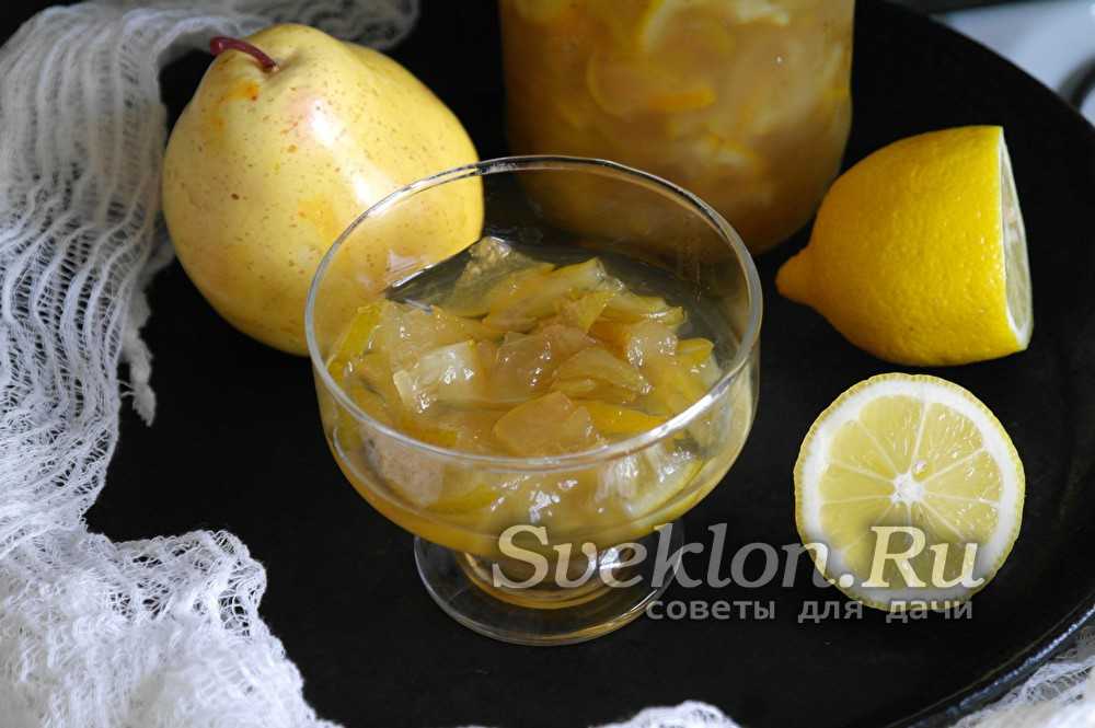 Варенье из яблок с имбирём и лимоном