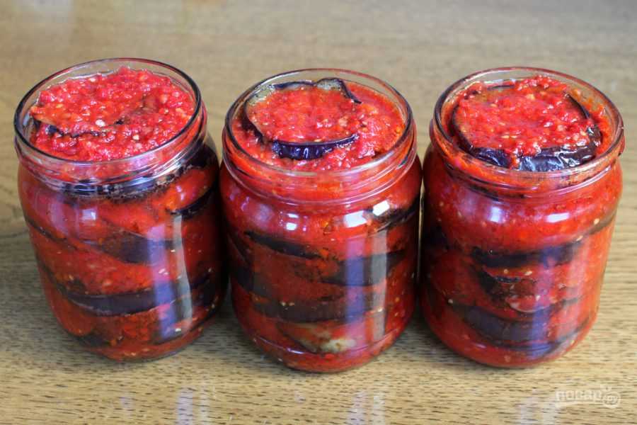 Баклажаны в соусе томатном: рецепты на зиму