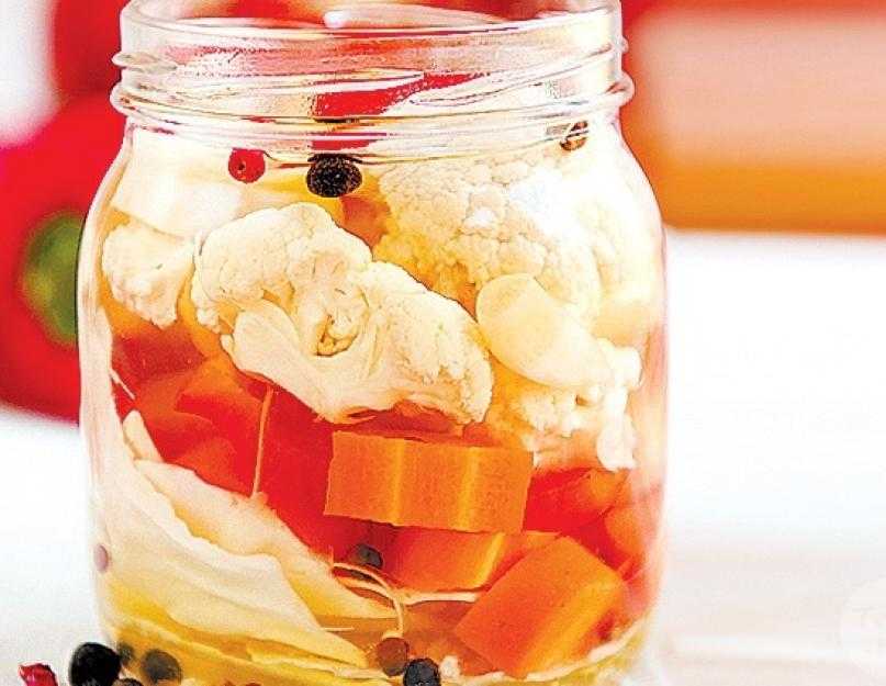 Цветная капуста на зиму — 10 пошаговых рецептов приготовления