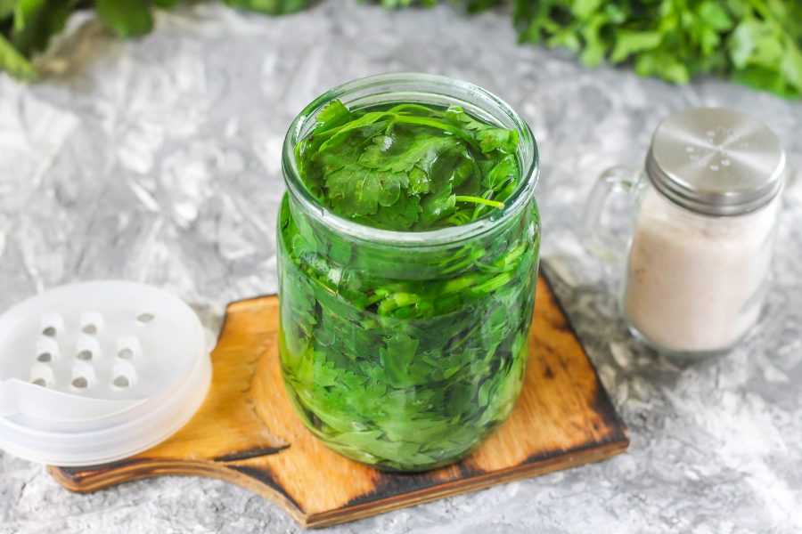 Рецепты из зеленого салата на зиму