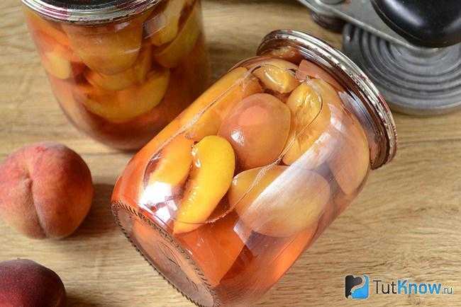 Персики в сиропе на зиму – рецепт простой и самый вкусный!