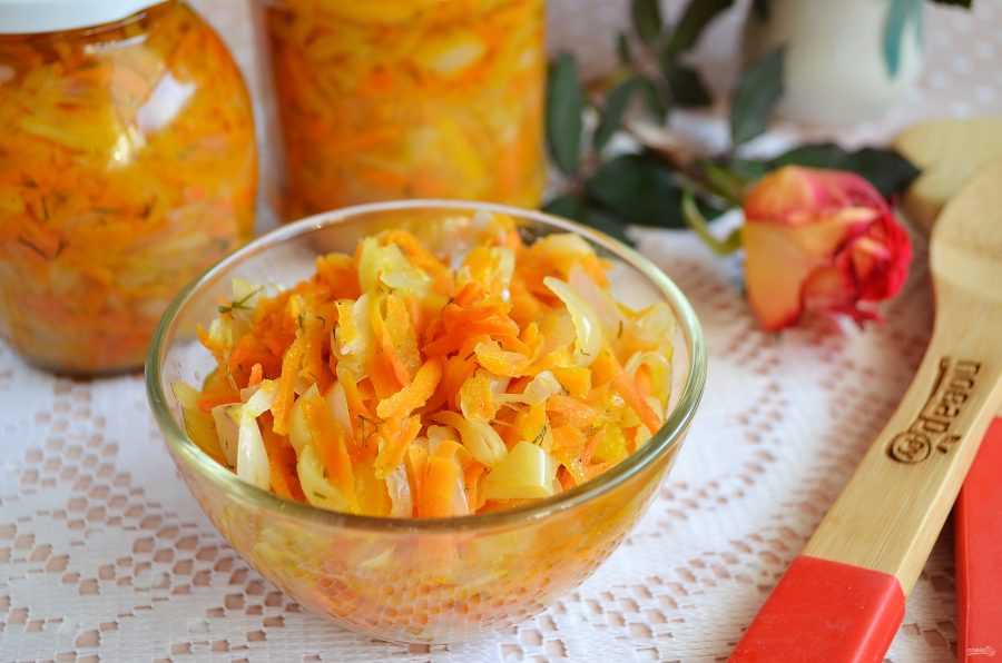 Салат из моркови, лука и перца на зиму – 5 лучших рецептов