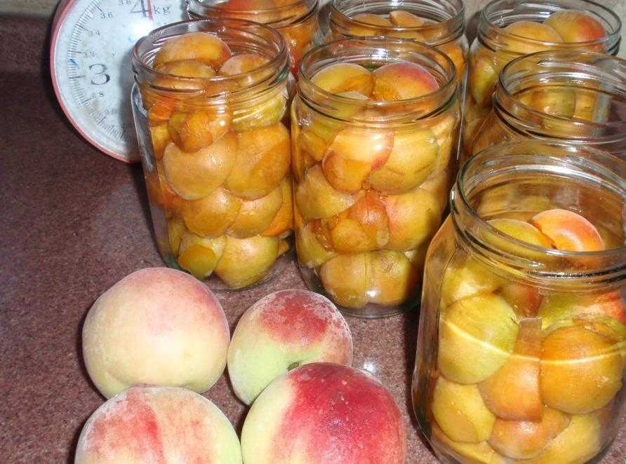 Персики в собственном соку: сладкие консервы на зиму без стерилизации или без сахара